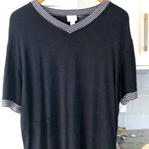 Armani collection navy light weight sweater